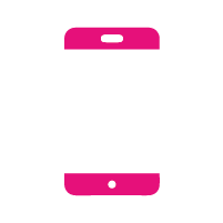 Icono teléfono móvil con pantalla